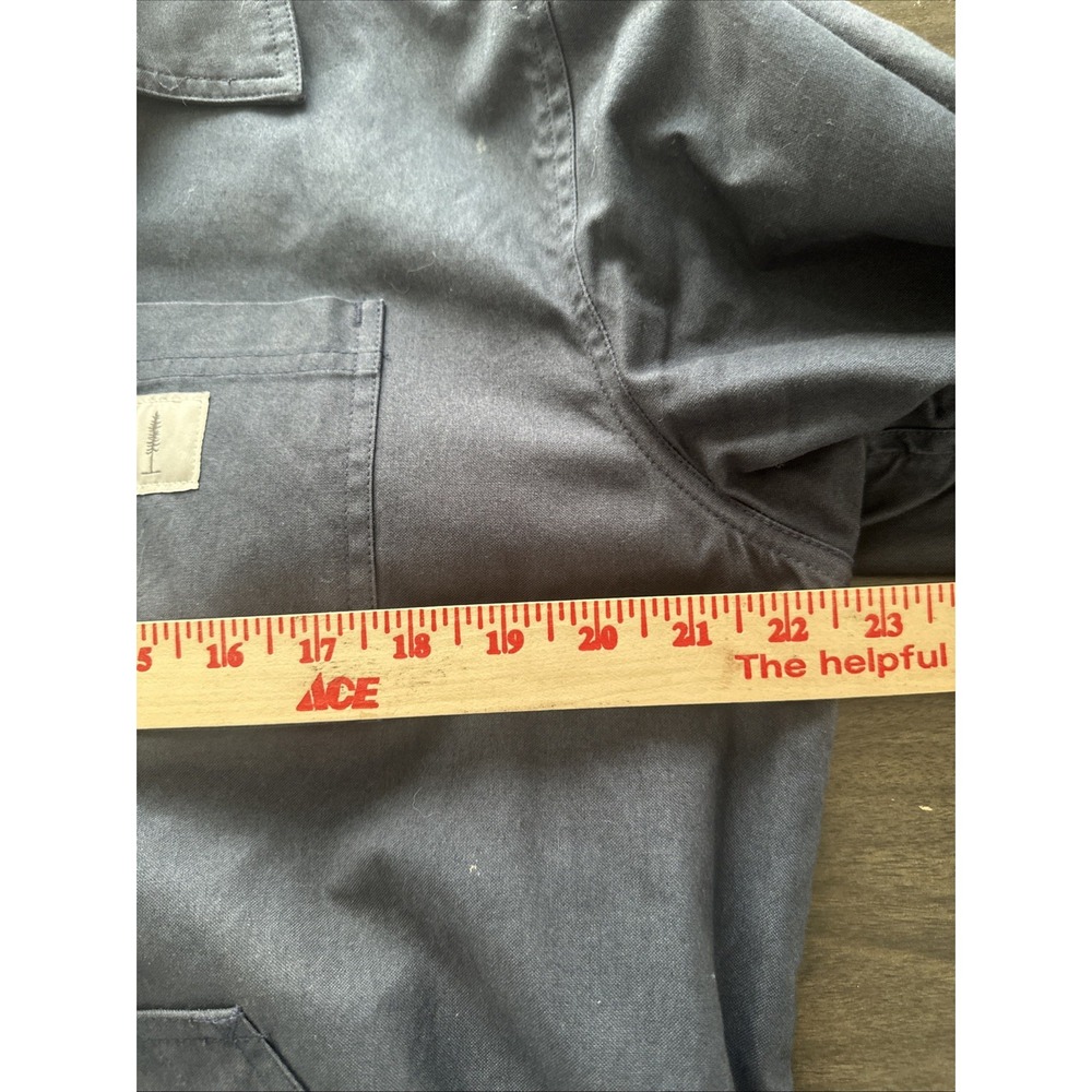 Ecologyst Men's Blue Organic Cotton Chore Utility Jacket Size Large Canada - Picture 5 of 7
